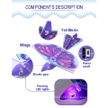 DWI rc fly birds,radio control flying bird toy With LED flashing lights